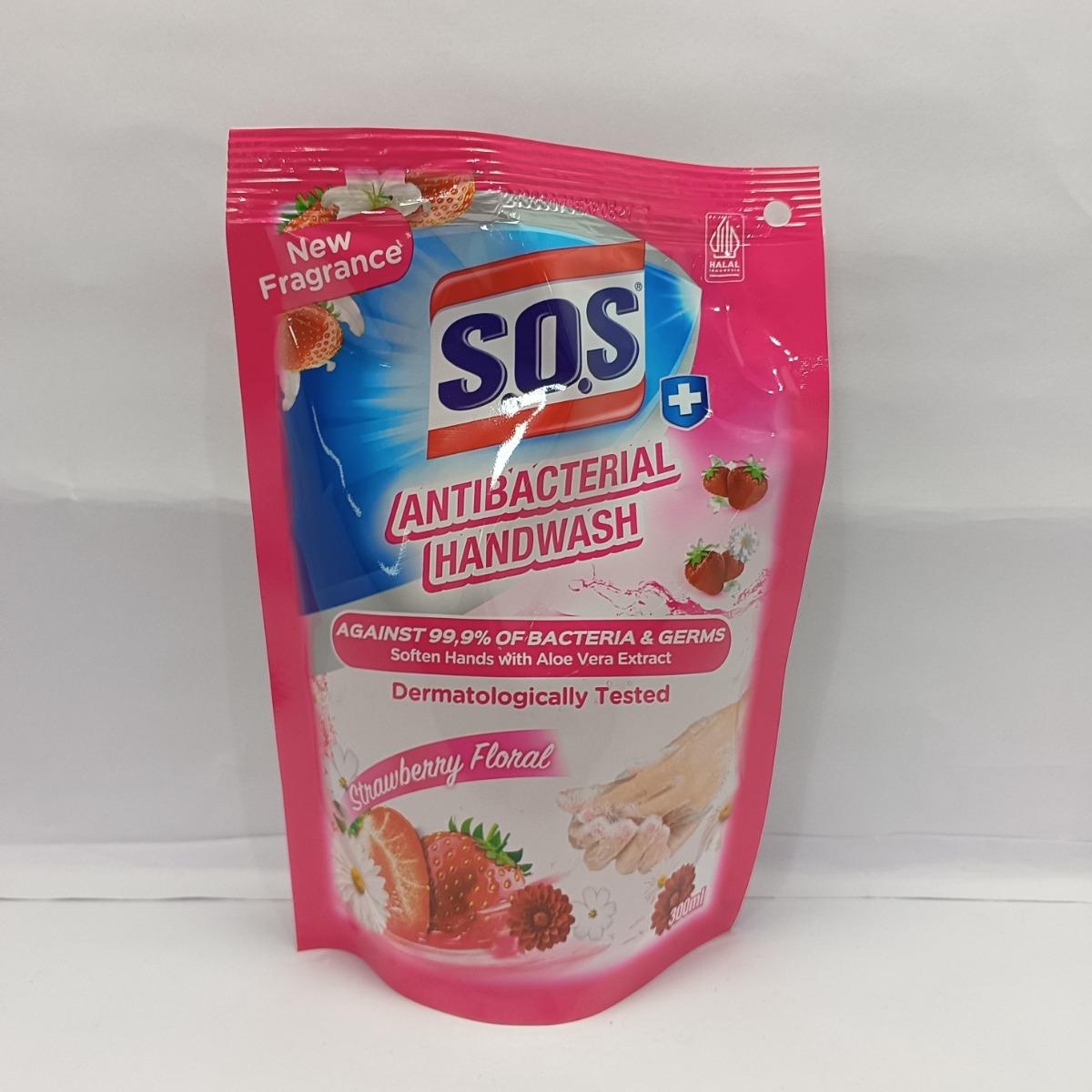 SOS HAND SOAP STRAW REF.300ML