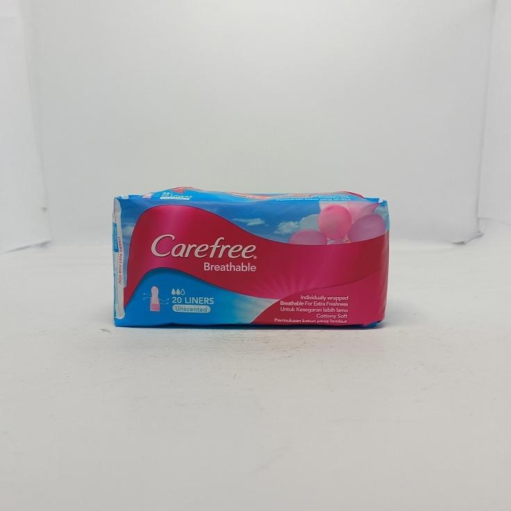 CAREFREE BREATH UNSCENTED 20 S