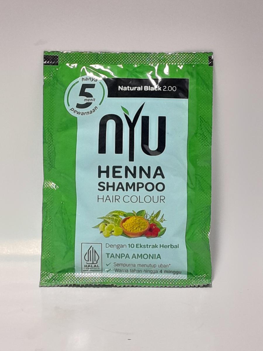 NYU HENNA SHAMPO MAT BLACK 20M