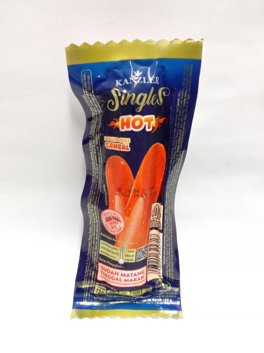 KANZLER SINGLES HOT 60GR