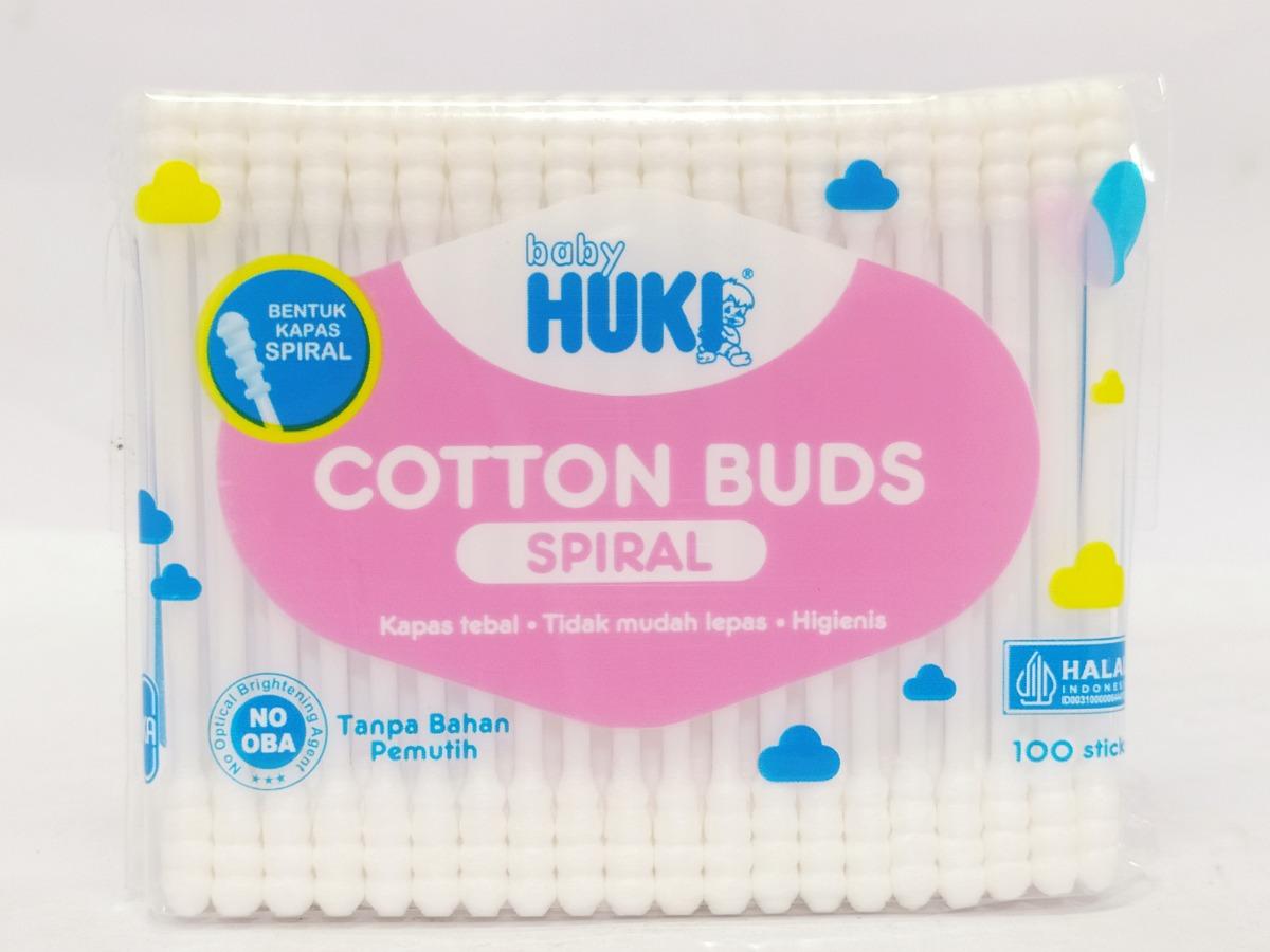 HUKI COTTON BUDS SPIRAL 100'S