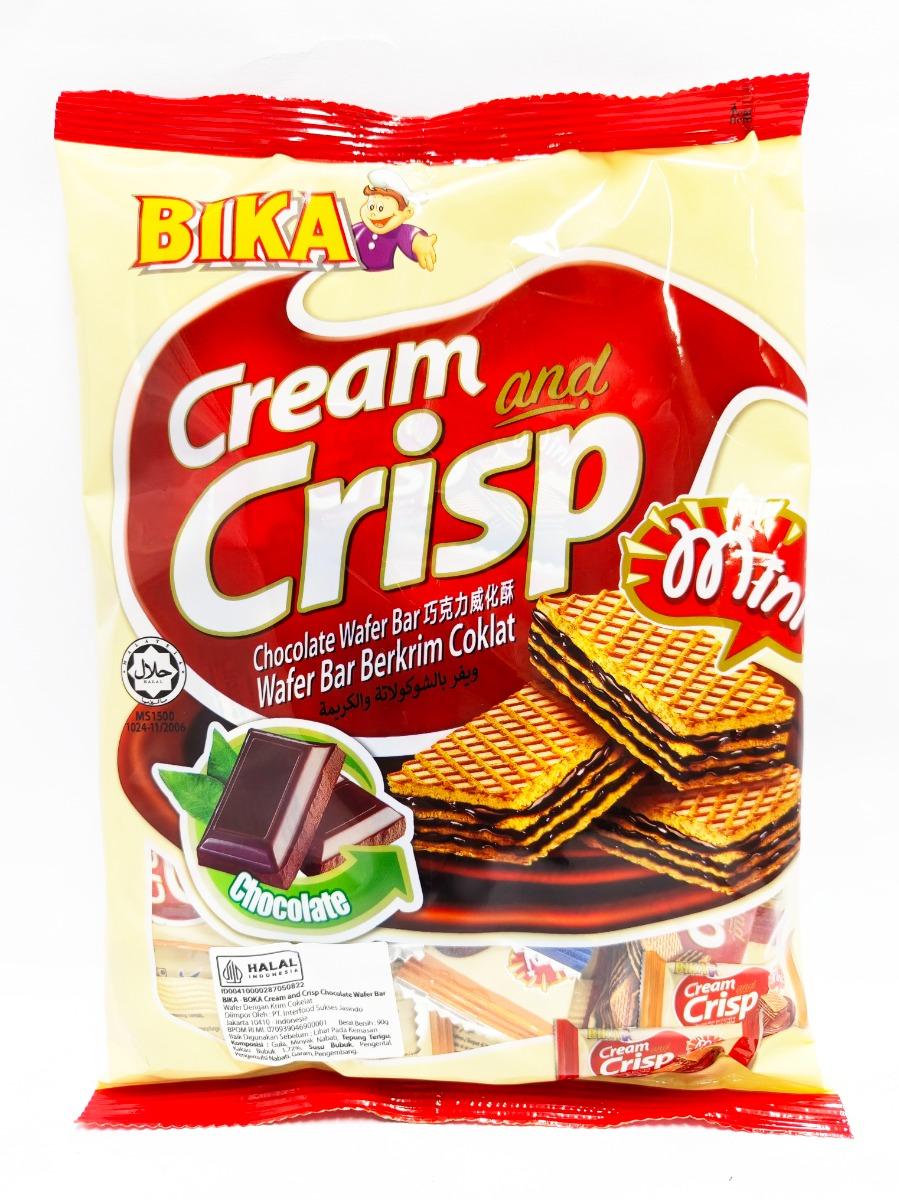 BIKA CREAM N CRISP MINI CHOC WAFER 90GR