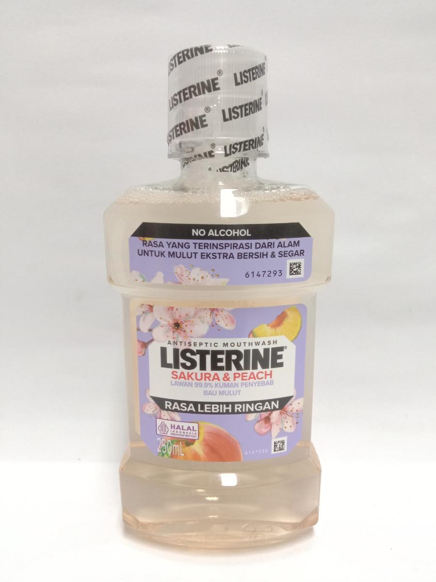 LISTERINE SAKURA PEACH ZERO 250ML