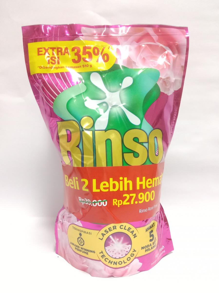 RINSO ROSE FRESH LIQ 2X700GR