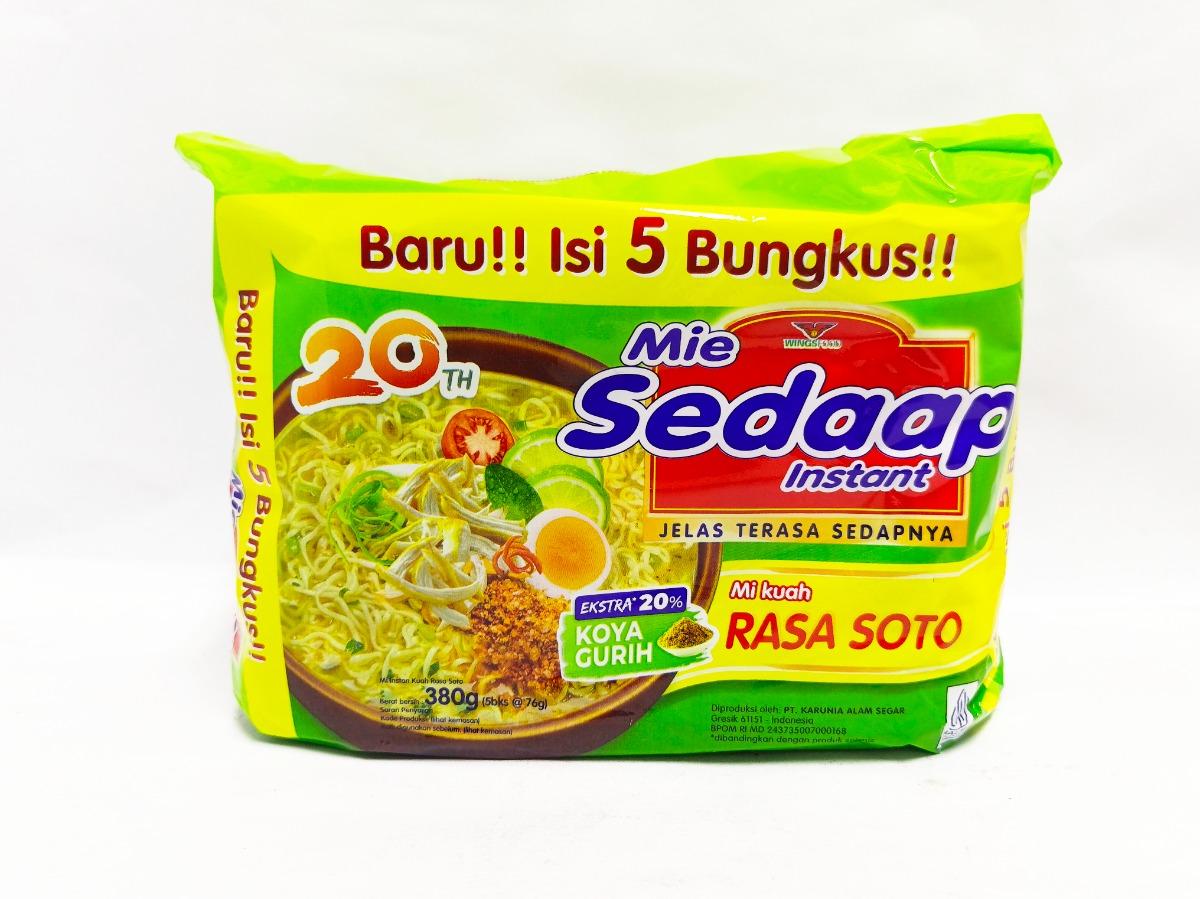 SEDAAP MIE SOTO 5X75GR