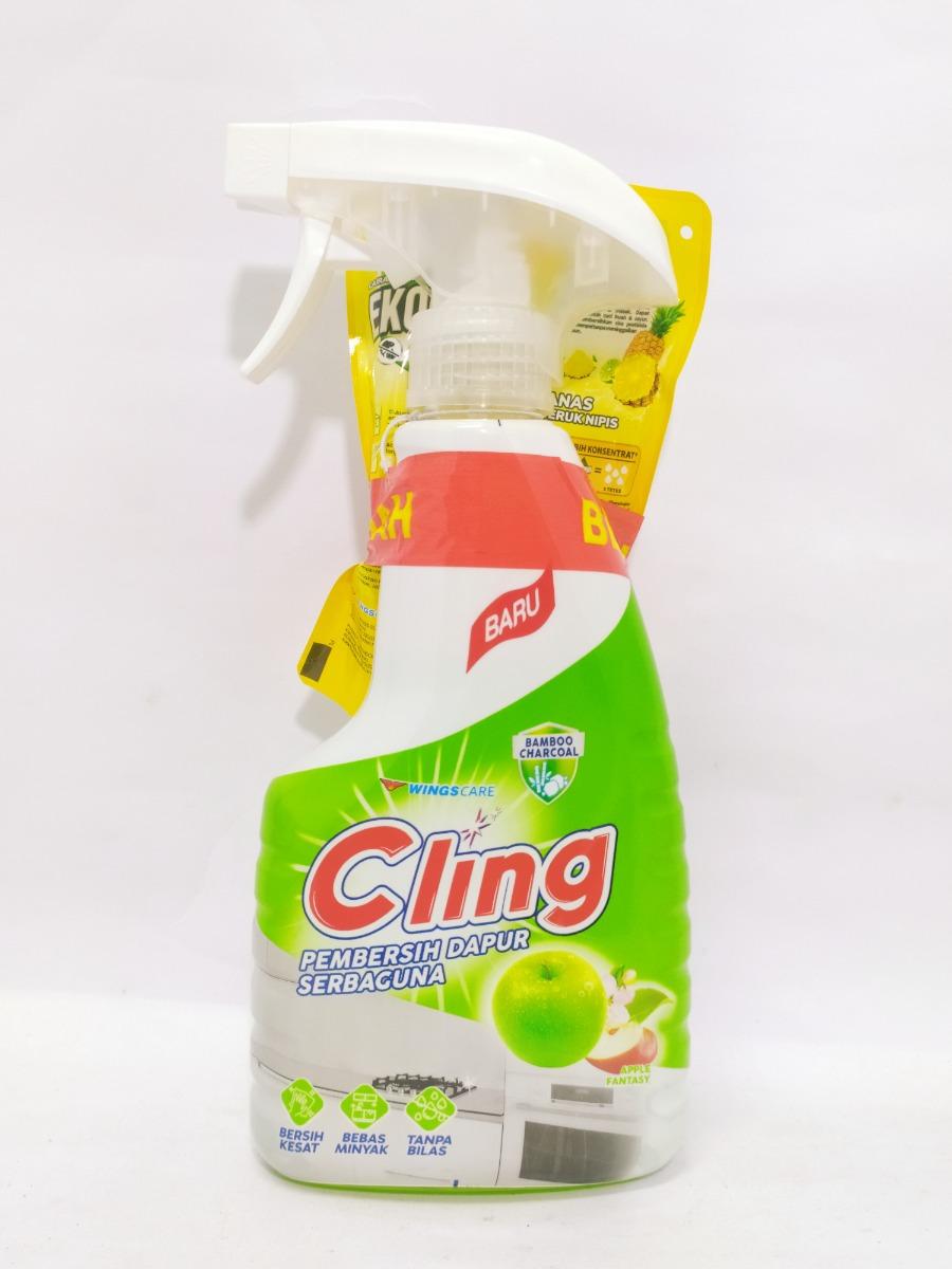 CLING DAPUR HIJAU BOTOL 450ML