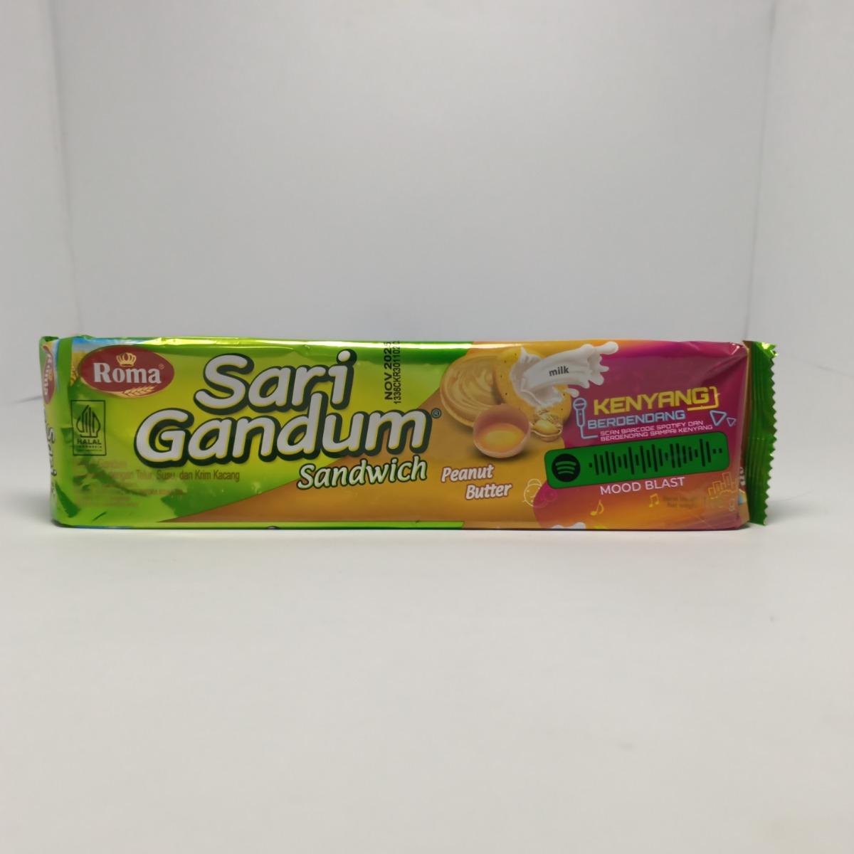 ROMA SARI GANDUM PEANUT 108GR