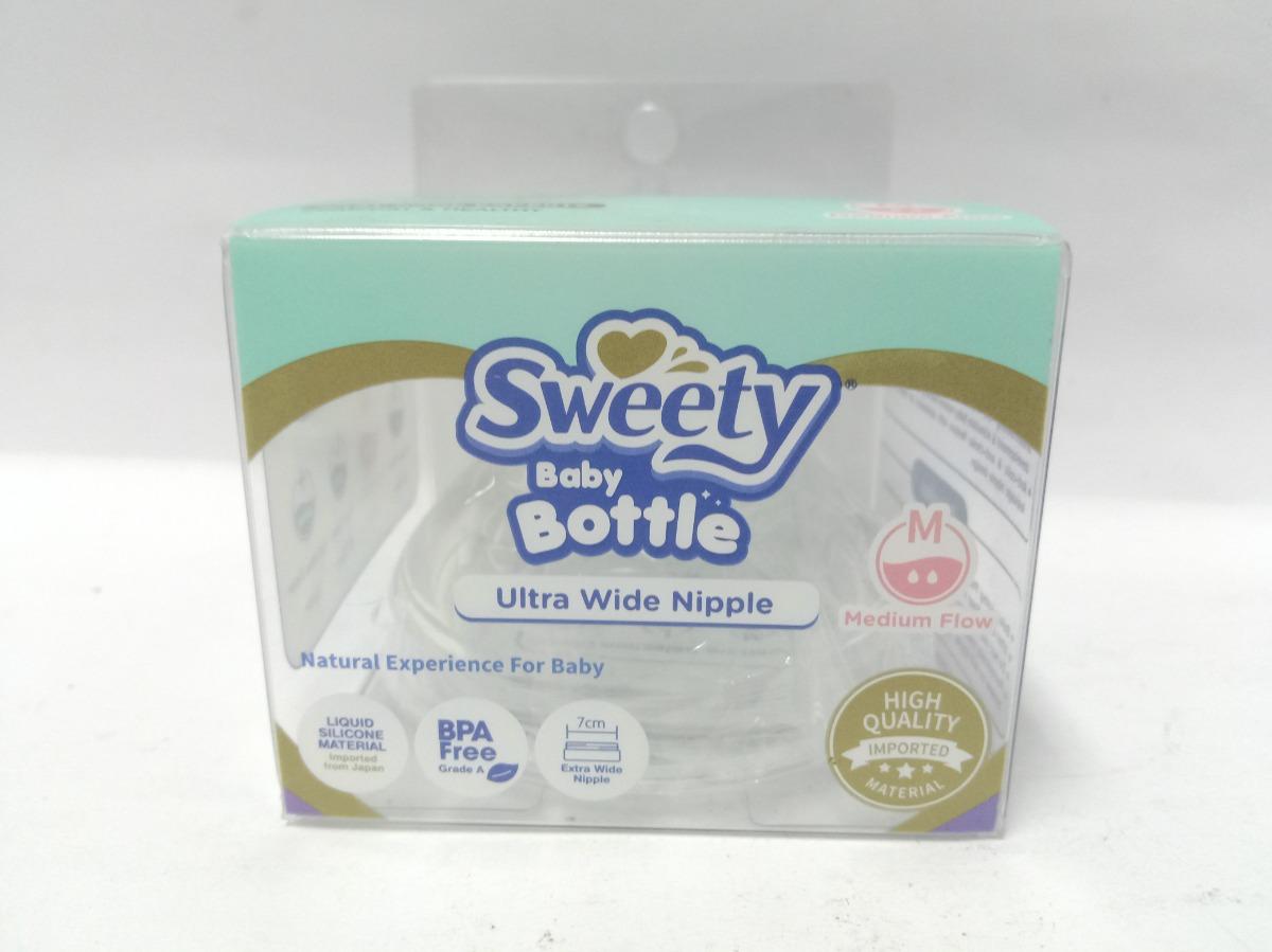 SWEETY BOTTLE WD NIPPLE M 1`S