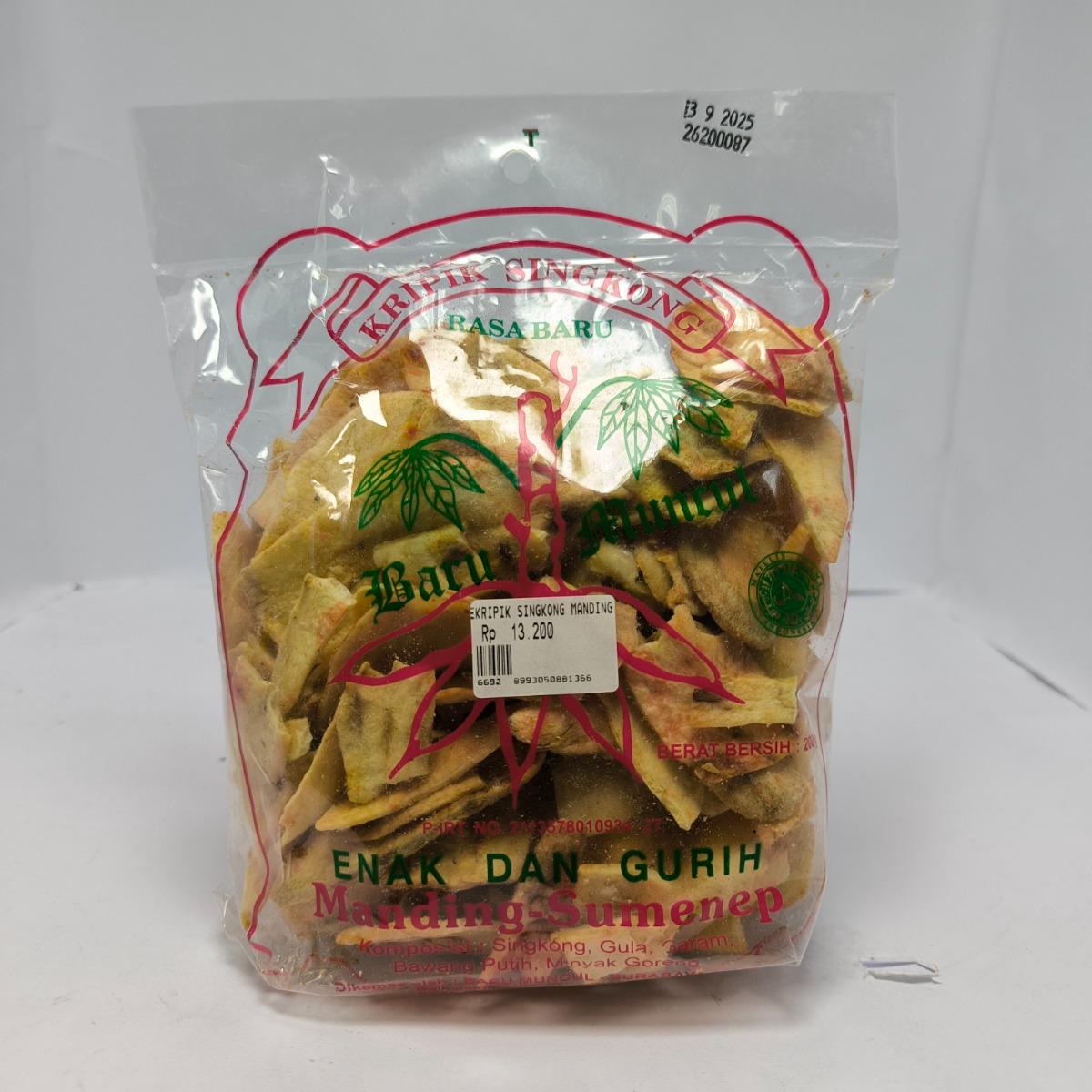 KRIPIK SINGKONG MANDING PEDAS